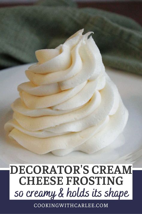 How To Make Stiff Cream Cheese Frosting, Best Cream Cheese Frosting For Cake, Cream Cheese Buttercream For Piping, Piping Cream Cheese Icing, Cream Cheese Flavored Buttercream, Cream Cheese Frosting For Decorating Cupcakes, Cream Cheese Butter Cream Frosting, Cream Cheese Icing Wedding Cake, Pie