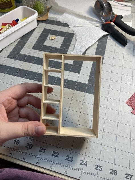 Dollhouse Wardrobe Tutorial — Martin Goes Mini Diy Dollhouse Cube Shelf, Free Dollhouse Furniture Plans, Homemade Doll House Furniture, How To Build Dollhouse Furniture, Diy Mini Furniture Miniature Tutorials, Diy Doll House Furniture Easy Wood, Miniature Closet Diy, Dollhouse Diy Accessories, Barbie House Furniture Diy