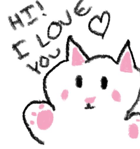 I Love You Doodles For Him, Doodles For Him, Doodle Cute, Sweet Boyfriend, You Doodle, Funny Frogs, Hello Kitty My Melody, I Adore You, Hold My Hand