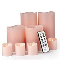 Flameless Candles Wedding, Pretty Office, Flameless Candle Set, Fake Candles, Candle Wedding Centerpieces, Flameless Led Candles, Battery Operated Candles, Flickering Candles, Pink Candles