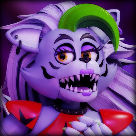 Roxanne Wolf, Fnaf Sb, Purple