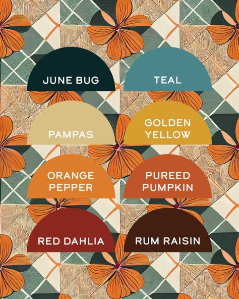 Inspiring Autumn/Winter 2024 colour palettes | Make It In Design Color Of Autumn, Fall And Winter Color Palette, Winter Colours 2024, Fall Winter Palette, Pantone Fall Winter Colors 2024 Trends, Autumn Winter Colour Palette, Fall 2024 Decor Color Trends, Fall Pattern Design, Autumnal Color Palette