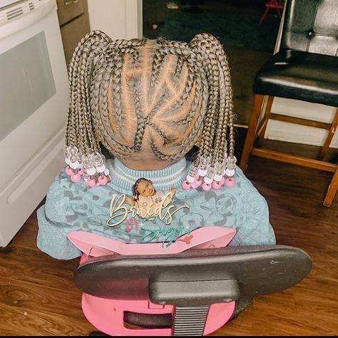 Lil Girl Braid Styles, Black Kids Braids Hairstyles, The Letter K, Kids Braids, Kids' Braids, Graduation Photoshoot, Girls Braids, Letter K, Kids Braided Hairstyles