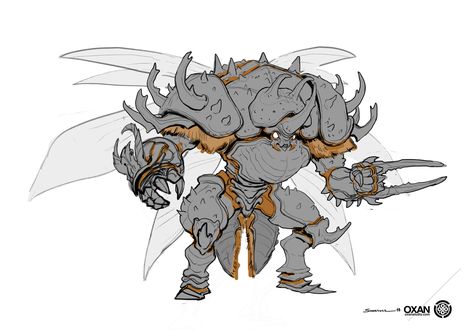 ArtStation - Knight Brawler, Yohann Schepacz OXAN STUDIO Mutant Animals, King Of Cards, Boss Design, X Male Reader, Fantasy Beasts, 다크 판타지, Monster Concept Art, Fantasy Creatures Art, Fantasy Monster