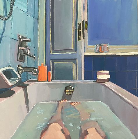 Swim🌻 cr to the artist, photographer, creator, editor or anyone who's involved of this post 🌻 🌻Love, aoiiiofc 🌻 Bathtub Painting, Instagram Challenge, In The Bathtub, Soyut Sanat Tabloları, Challenge Accepted, Arte Inspo, Ap Art, Art Anime, Pretty Art