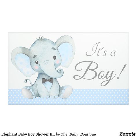 Baby Boy Shower Gifts, Baby Shower Banners, Elephant Baby Boy, Elephant Baby Blanket, Elephant Baby Shower Boy, Baby Elephants, Elephant Birthday, Elephant Baby Shower Invitations, Babies Newborn