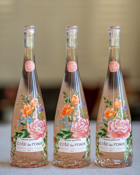 These painted bottles needed another moment on the feed. Painted these to match the couple’s wedding florals and still can’t get over them 😍 #bottlepainting #paintedflorals #weddinggiftideas #paintedbottles #paintedwinebottles Floral Champagne Bottle, Painting Bottles, Get Over Them, Prosecco Bottle, Body Shimmer, Painted Bottles, Bottle Ideas, Wedding Bottles, Glass Bottles Art