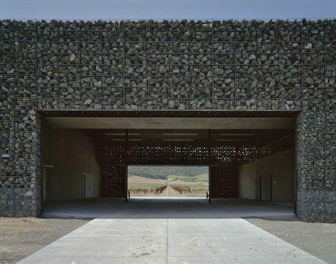 Herzog Meuron, Gabion Stone, Architectural Review, Hotel Lobby Design, Airport Design, Walker Art Center, Stone Architecture, Top Architects, Famous Architects