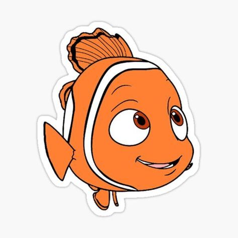 finding nemo sticker #nemo #finding nemo #sticker #pixar #disney #disney stickers Cartoon Stickers Printable Disney, Disney Stickers Aesthetic, Cute Disney Stickers, Cartoon Stickers Printable, Disney Quote Stickers, Finding Nemo Stickers, Laptop Stickers Disney, Disney Stickers Printables, Orange Stickers