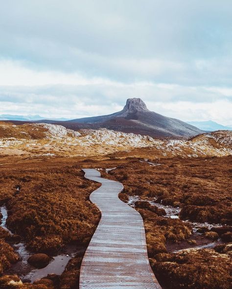 🇦🇺Boardwalk trail (Cradle Mountain National Park, Tasmania, Australia) by Jason Charles Hill (@jasoncharleshill) on Instagram cr. Australia Pictures, Cradle Mountain, Track Pictures, Bruny Island, Pony Rider, Mountain Trails, Family Days Out, Road Trip Fun, Best Hikes