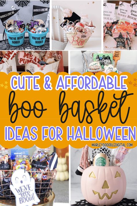 See the best 28+ creative DIY Halloween Boo Basket ideas for everyone on your list, including your kids, teachers, neighbors, and more! Includes free printable 'You've Been Booed' and 'We've Been Booed' tags and signs to make spreading Halloween cheer even easier. October Secret Pal Ideas, Halloween You've Been Booed Ideas, Youve Been Boo’d Ideas, Boo Basket Ideas For Co Worker, How To Boo Your Neighbors, Neighbor Boo Basket Ideas, Coworker Boo Basket Ideas, Boo Someone For Halloween, You’ve Been Booed Ideas Free