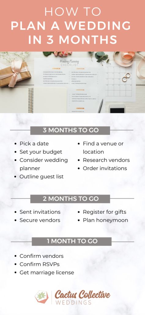 3 Months Wedding Planning, Wedding Checklist Timeline 3 Months, Wedding Planning Checklist 3 Months, Planning A Wedding In 3 Months, Planning A Wedding In 3 Months Checklist, Small Wedding List Checklist, Planning A Quick Wedding, Short Notice Wedding Planning, Plan A Wedding In 3 Months Checklist