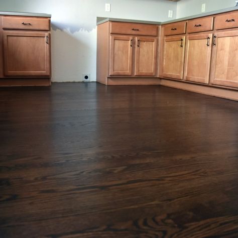 Red Oak. Coffee Brown Stain Stain On Red Oak, Oak Hardwood Floors, Red Oak Hardwood Floors, Manor Interior, Mahogany Flooring, Loft Floor, Red Oak Floors, Red Oak Hardwood, Hardwood Floor Colors