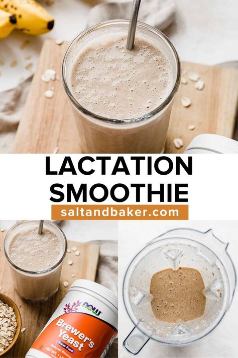 Breastfeeding Smoothie, Oats Smoothie Recipes, Food For Breastfeeding Moms, Lactation Recipes Smoothie, Breastfeeding Snacks, Lactation Smoothie, Breast Milk Supply, Oat Smoothie, Breastfeeding Foods