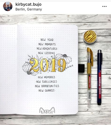 Photo in Hello Pages - Google Photos Bullet Journal Calendrier, January Bullet Journal, Bullet Journal 2020, Bullet Journal 2019, Bullet Journal Cover Page, Journal Idea, Diary Ideas, Dot Journals, Bullet Journal Art