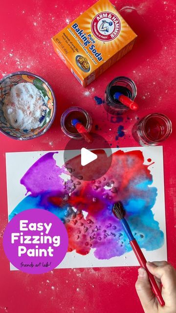 Kristian Klebofski, M.Ed. • Friends Art Lab on Instagram: "Just when you thought, “That’s it. Baking soda and vinegar can’t get any cooler!” ✨this happens✨

This is an easy and relatively non-messy science-meets-art activity that wows.

And, this was one of my most favorite centers to set up for the preschoolers and to let them run wild with it. 

Shrieks of excitement. 

Color mixing.

FIZZY BUBBLES!

However…did it sometimes evolve into pure chaos of fingerpainting and kids asking for 12 additional cups of baking soda AND 12 additional cups of vinegar and kids who went home with little rainbow hands? Sure did, and that’s when I knew I did my very best work. 😉 💕

#amomentwithfriends #bakingsodaandvinegar #scienceart #easyscienceforkids #preschoolart #kindergartenart #toddlerart #science Baking Soda And Vinegar Activities, Fizzy Art, Messy Science, Valentines Kids, Baking Soda And Vinegar, Science Camp, Steam Activities, Friends Art, Art Activity