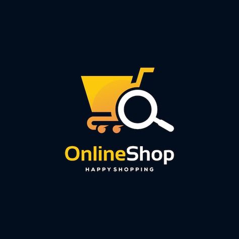 Logo Bag Design Ideas, Online Shop Logo Design Ideas, Online Shop Logo Design, Online Store Logo, Online Shop Logo, Search Logo, Sign Typography, Logo Online Shop, Portrait Retouch