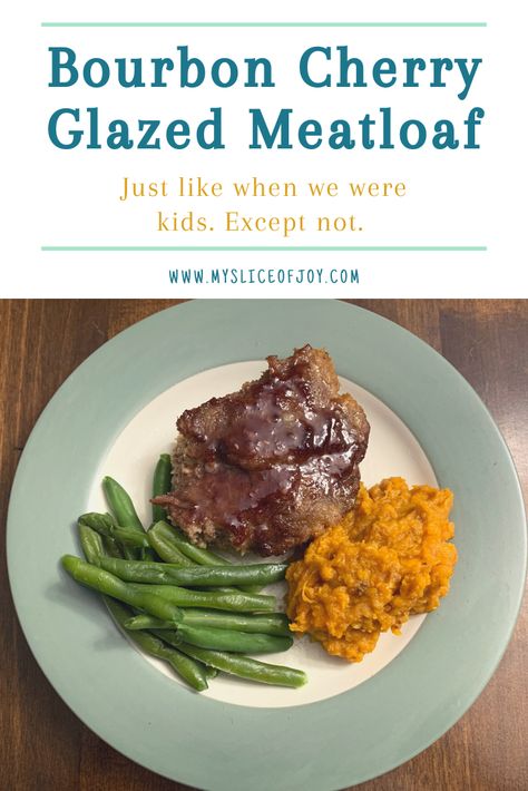 Glazed Meatloaf, Meatloaf Glaze, Cherry Glaze, Bourbon Cherries, Sweet Potato Souffle, Best Meatloaf, Meatloaf Recipe, Baked Chicken Breast, Onion Soup Mix