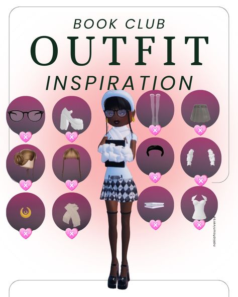 Step into a world of style with these 'Dress to Impress' outfits! Whether you're a time traveler, witch, Y2K popstar, or just dressing up for book club, we've got inspo for every mood. From Coquette Soft to Dark Academia, Victorian-era elegance, bedtime coziness, and even cop style—what will you wear to impress today? Book Club Dress To Impress, Book Club Outfit, Y2k Popstar, Time Traveler, Club Outfit, Chic Vibes, Comfy Chic, Affordable Luxury, Club Outfits