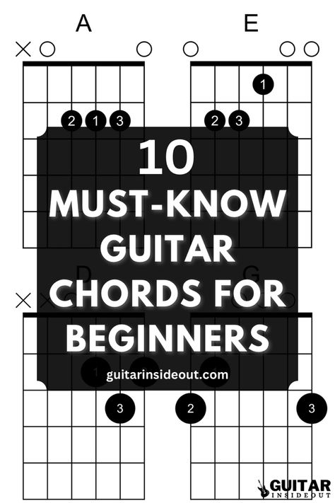 Guitar Chords For Beginners Learning, Learn Acoustic Guitar Beginner, Guitar Cord Chart, Guitar For Beginners Learning, Playing Guitar For Beginners, Learning Guitar Chords, Easy Acoustic Guitar Tabs For Beginners, Learn How To Play Guitar, Acoustic Guitar Chords Beginner