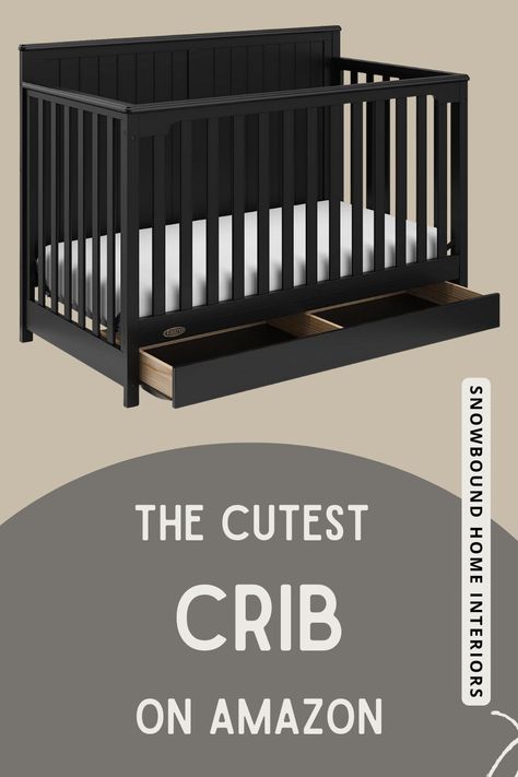 Nursery With Queen Bed And Crib, Black And Wood Crib Nursery, Black Crib Nursery Girl, Nursery With Black Crib, Nursery Black Crib, Black Crib Nursery Ideas, Black Nursery Furniture, Black Crib Nursery, Iron Crib