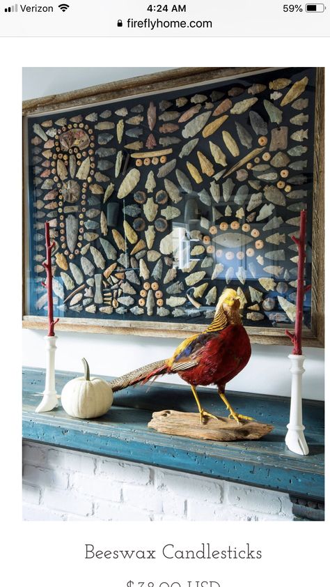 Arrowhead Collection Display, How To Display Arrowheads, Arrow Head Display Ideas, Arrowhead Display Ideas, Rock Art Pictures, Arrowhead Display, Arrowhead Art, Whipstaff Manor, Artifact Display