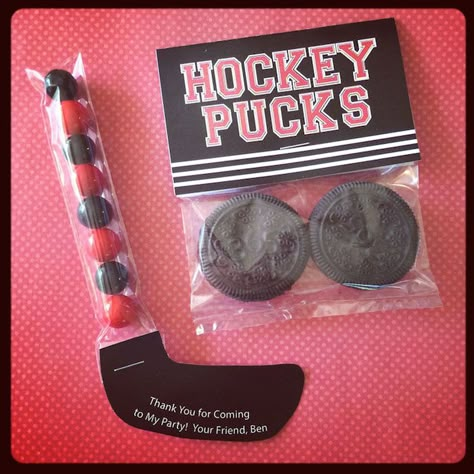 Cute hockey puck cookies! Hockey themed birthday party via Kara's Party Ideas KarasPartyIdeas.com | The Place for ALL things PARTY! #hockey Hockey Pucks Cookies, Hockey Party Favors, Hockey Birthday Parties, Hockey Party, Hockey Tournaments, Hockey Birthday, Boys Hockey, Hockey Pucks, Hockey Season