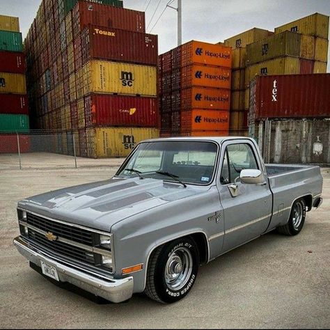 1984 Chevrolet Silverado C10 truck Regular Cab Trucks, 1985 Chevy C10, Chevrolet Trucks C10, 1984 Chevy Truck, Single Cab Trucks, Lowrider Trucks, Chevy Ss, Dropped Trucks, Sport Truck