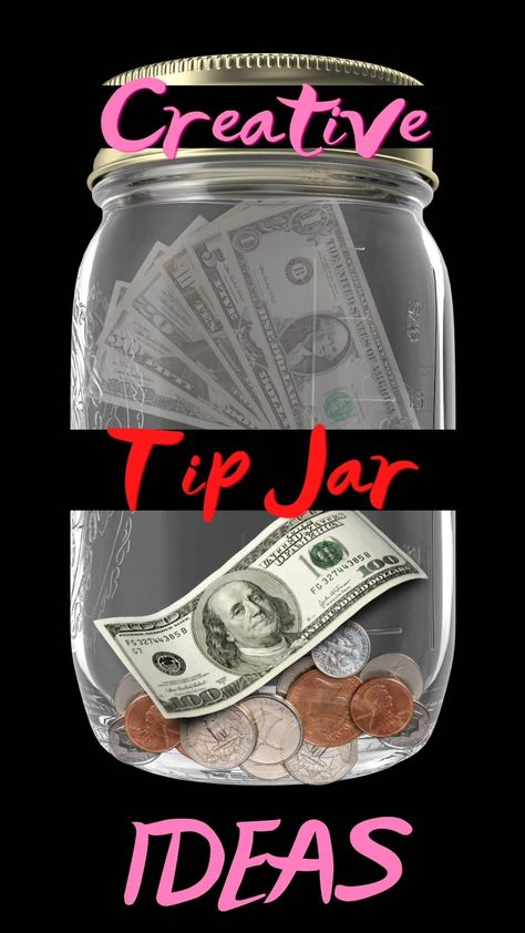 Dj Tip Jar Ideas, Tip Jar Slogans, Funny Tip Jar Sayings Hilarious, Coffee Tip Jar Ideas, Halloween Tip Jar Ideas, Fall Tip Jar Ideas, Tip Jar Sign Ideas, Creative Tip Jar Ideas, Funny Tip Jar Ideas