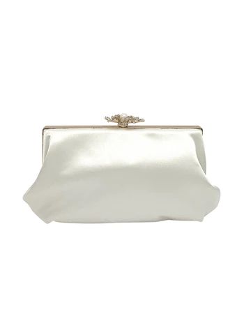 Pouches – La Regale White Pouch Bag, Sparkly Clutch Bag, Rebecca Tembo, Prom Clutch Bag, Formal Bags, Prom Bags, Small Handbags For Women, White Clutch Purse, Siren Costume