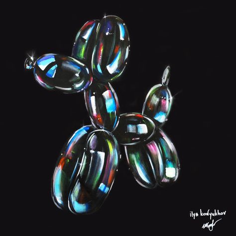 Jeff Koons Balloon Dog, Koons Balloon Dog, Painter Fashion, Soap Bubbles, Balloon Dog, Contemporary Artist, Artist Paint, Art Artist, Painter