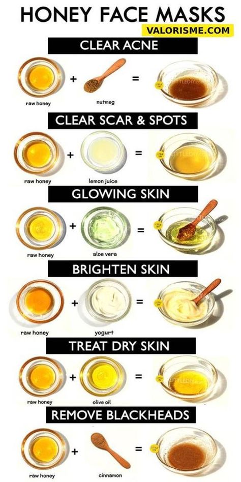 Getting Rid Of Scars, Mekap Mata, Mask For Oily Skin, Honey Face Mask, Skin Face Mask, Clear Skin Face, Clear Healthy Skin, Fesyen Rambut, Honey Face