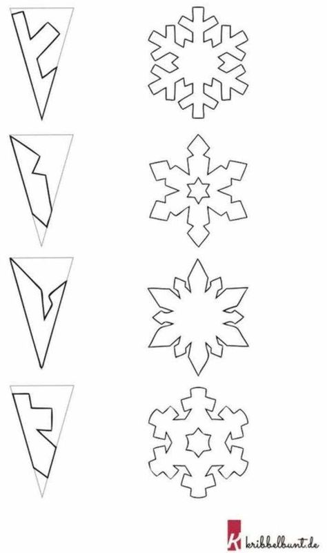 Snöflingor I Papper, Paper Snowflake Template, Winter Diy Crafts, Snowflake Template, Paper House, Winter Crafts For Kids, Navidad Diy, Paper Snowflakes, Winter Diy