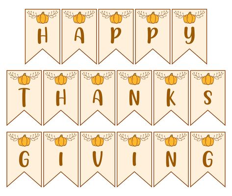 Happy Thanksgiving Banner Images Happy Thanksgiving Banner Free Printable, Thanksgiving Banner Printable Free, Happy Thanksgiving Banner, Thanksgiving Decorations Classroom, Thanksgiving Graphics, Printable Banner Template, Thanksgiving Garland, Banner Clip Art, Happy Thanksgiving Turkey