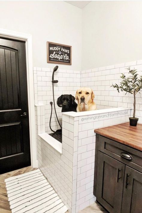 It’s been awhile since I’ve shown... #laundryroomdecor #farmhouselaundryroom #dogshower #dogwashstation #goatsofinstagram #goatstagram #labsofinstagram #dogsofinstagram #BHGpets #bhghome #modernfarmhouse #whitefarmhouse #neutraldecor #whitesandwoods #homedecor #homestyling #farmhousestyle #farmhousedecor #modernfarmhousestyle #modernfarmhousedecor #farmhouseinspired #farmhousechic #farmhouseliving #farmhouselove Dog Bathing Station, Pet Rooms, Dog Spa, Dog Washing Station, Dream Laundry Room, Dog Room, Mudroom Laundry Room, Dog House Diy, Laundry Room Remodel