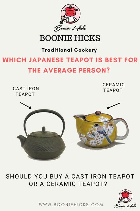 Are cast iron teapots better than ceramic teapots? Which type of Japanese teapot should you use? Vintage Cast Iron Cookware, Cast Iron Teapot, Iron Teapot, Cast Iron Tea Pot, Cast Iron Pot, Japanese Teapot, Ceramic Teapot, Iron Cookware, Traditional Recipes