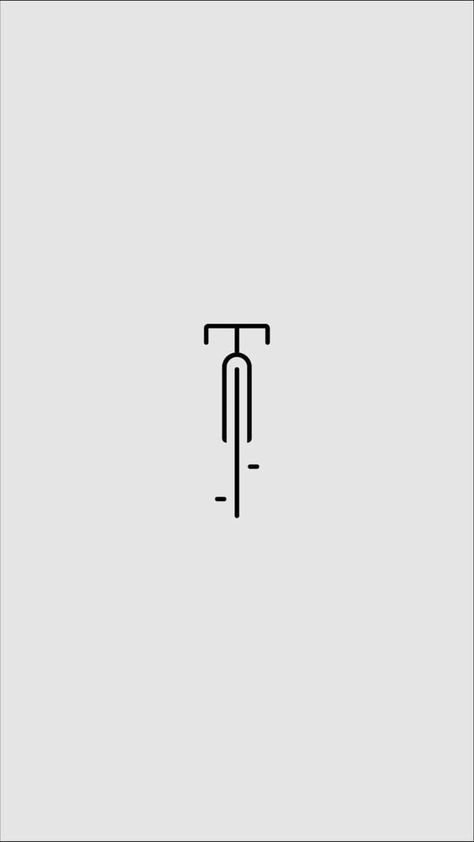 Minimalist Line Tattoo, Tattoo Ideas Minimalist, رسم كاريكاتير, Bicycle Tattoo, Bike Tattoos, Zestaw Ikon, Line Tattoo, Line Tattoos, Mini Tattoos