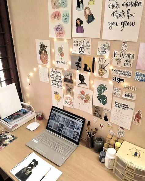 Creative Home Office Setup Decorate Your Office At Work, How To Decorate Your Office At Work, Office Desk Decor For Work, Decorating Your Office At Work, Desk Decor Ideas, Ideas For Home Office, Creative Home Office, Office At Work, Work Desk Decor