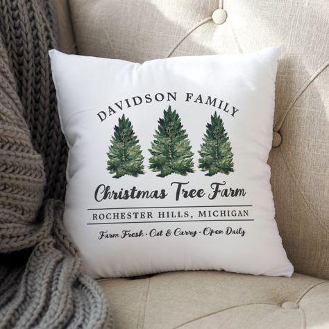 Lampoons Christmas Vacation, Family Christmas Tree, Holiday Pillows Covers, Holiday Throw Pillow, Watercolor Christmas Tree, Holiday Throw, National Lampoons Christmas, Lampoons Christmas, Christmas Tree Pillow