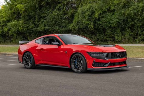 2024 Ford Mustang Dark Horse Quick Spin: Impressive Capability, Surprising Civility | Cars.com Dark Horse Mustang 2024, Mustang 2024, Ford Mustang Dark Horse, 2024 Mustang, Rolls Royce Ghost Black, Aesthetic Car Accessories, 2024 Ford Mustang, New Ford Mustang, Sick Cars