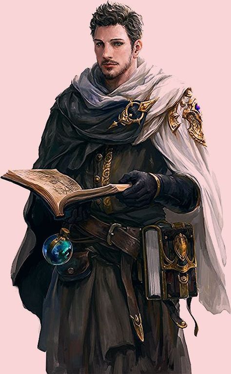 Arthur Odhran - Lonca Lideri Poses Manga, Fantasy Wizard, Heroic Fantasy, Dungeons And Dragons Characters, Dnd Art, Medieval Clothing, Fantasy Male, High Fantasy, Arte Fantasy