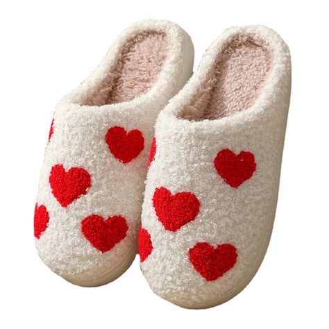 Arrives by Fri, Feb 9 Buy BERANMEY Cute Valentine's Day Slippers for Women Soft Plush Comfy Warm Slip-On Rose Heart Love Couple Slippers fo Women Indoor Fluffy House Slippers for Women and Men Non-slip Fuzzy Flat Slides at Walmart.com Rainbow Slippers, Heart Smiley, Couple Slippers, Christmas Slippers, Hello Kitty Characters, Rose Heart, Cute Rose, Rosé Heart, Slippers For Women