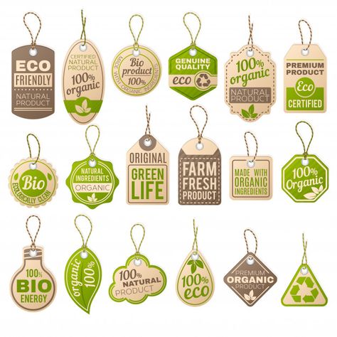 Cardboard Illustration, Food Label Sticker, Price Tag Design, Farm Vector, Farm Logo Design, Organic Labels, Eco Label, Eco Packaging, Farm Logo