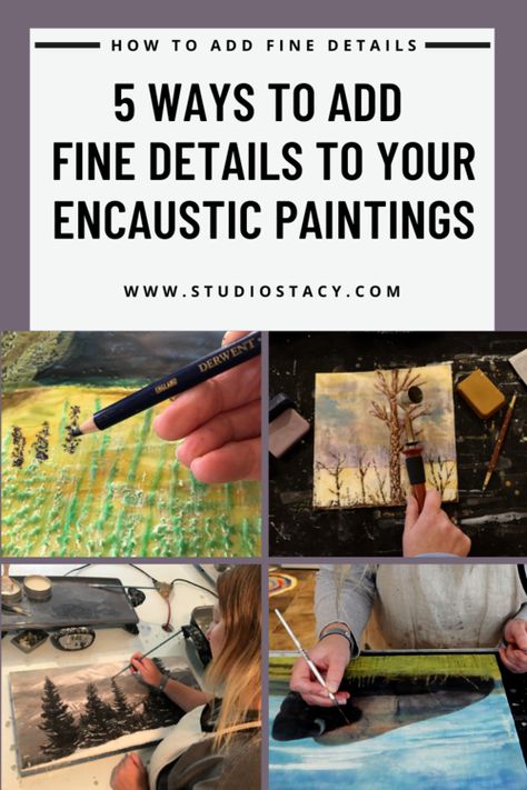 Encaustic Art Photography, Faux Encaustic, Encaustic Painting Tutorial, Painting Techniques Canvas, Cold Wax Painting Technique, Encaustic Art Tutorials, Encaustic Tutorial, Encaustic Painting Techniques, Encaustic Photography