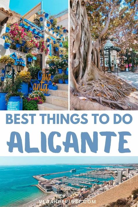 13 Absolute Best Things to Do in Alicante, Spain Things To Do In Alicante Spain, Best Places In Spain, Alicante Photo Ideas, Alicante Spain Aesthetic, Spain Trip, Spain Aesthetic, Spain Travel Guide, Spain Vacation, Travel Spain