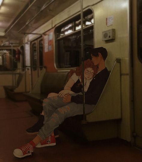 Jane And August Fanart, August And Jane One Last Stop Fanart, Jane And August, One Last Stop Fanart, One Last Stop, Casey Mcquiston, Eleanor And Park, Queer Books, Gay Books