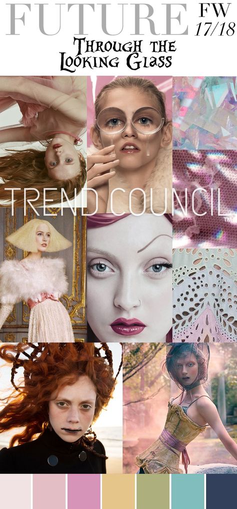 TREND COUNCIL UPDATES Color Trends 2017, Trend Council, Color Forecasting, Fall Winter Trends, Fashion Forecasting, Future Trends, 2017 Fashion Trends, Colored Highlights, Through The Looking Glass