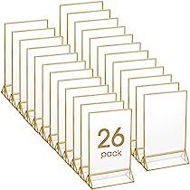 Gold Table Number Holders, Table Display Stand, Wedding Table Number Holders, Table Number Holder, Acrylic Picture Frames, Gold Table Numbers, Gold Picture Frame, Table Number Holders, Menu Holders