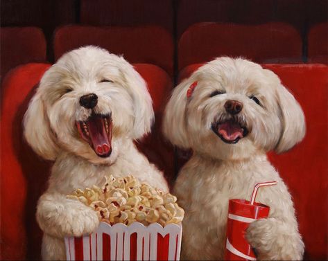 Contemporary Realism, Lucia Heffernan, Lovely Images, Coton De Tulear, Puppy Art, Corgi Butts, Yorkie Poo, Animals Artwork, Amazing Art Painting