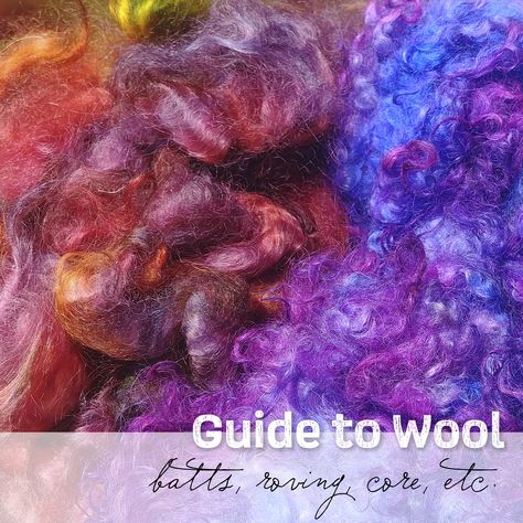 Wool Glossary for Needle Felters — Star Magnolias Wool Batts, Roving Wool, Art Batts, Foam Blocks, How To Get Thick, Dog Brushing, Felting Ideas, Felting Tutorials, What Is The Difference Between